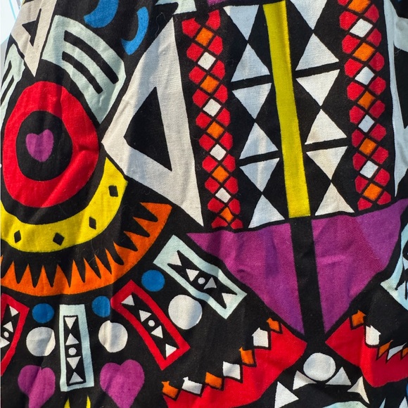 Vibrant Patterned Maxi Dress - Picture 4 of 9